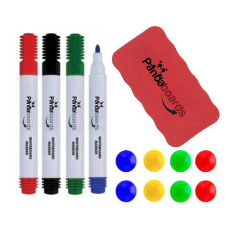 Magnetische Whiteboard 180x120 / 120x180 cm im Aluminiumrahmen WA1