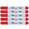 Markery do Tablic Białych Magnetycznych Suchościeralnych 1-3 mm CZERWONE - 5 szt.