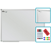 Magnetic whiteboard 180x90 / 90x180 cm in aluminum frame WA1