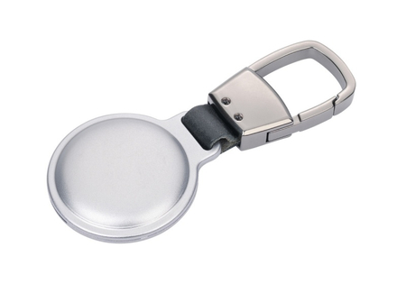 Brelok TROIKA AirTag Holder, etui na AirTag, srebrny