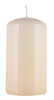 Świeca słupek DONAU HOME Standard Gloss, 60x115mm, kremowy