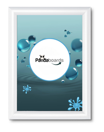 Rama Plakatowa Zatrzaskowa OWZ 25 mm, prosty narożnik A4