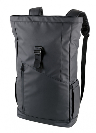 Plecak rolowany TROIKA Black Roll Top, czarny