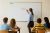Magnetic whiteboard 60x40 / 40x60 cm in aluminum frame WA1