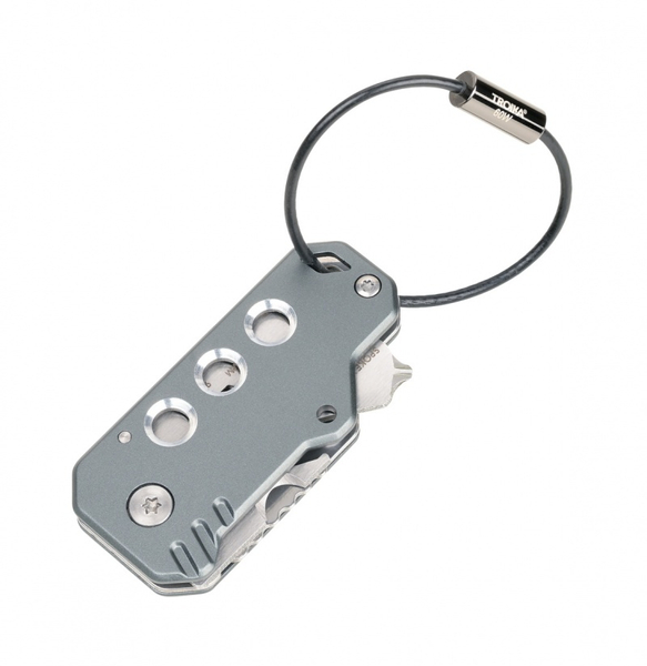 Brelok TROIKA Keytool, 11 funkcji, szary