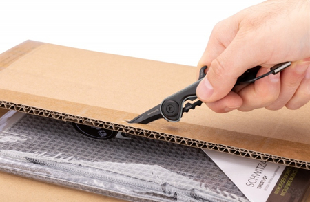 Brelok TROIKA Parcel Cut & Cart, 9 funkcji, czarno‑tytanowy