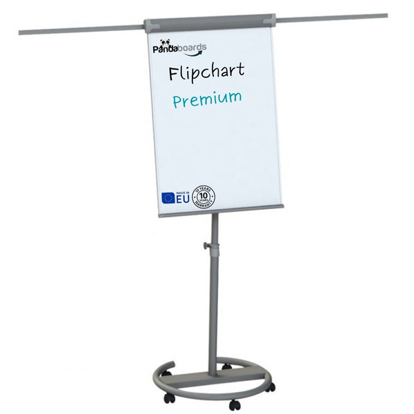 Flipchart Mobilny Premium Magnetyczny Suchościeralny FM5 z ramionami na blok