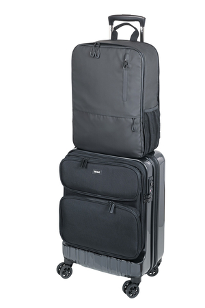 Plecak na laptopa TROIKA Black Expandable, 16", czarny