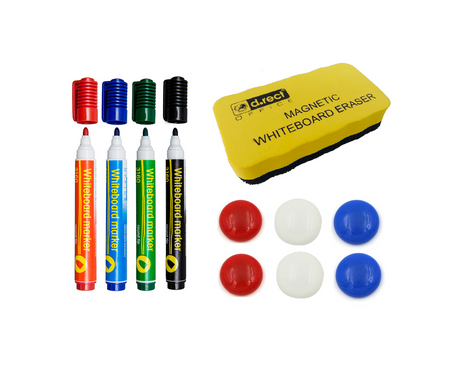 Tablica Biała CERAMICZNA Suchościeralna Magnetyczna 150x100 cm w Ramie Aluminiowej WA1