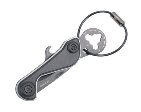 Brelok TROIKA Parcel Cut & Cart, 9 funkcji, czarno‑tytanowy