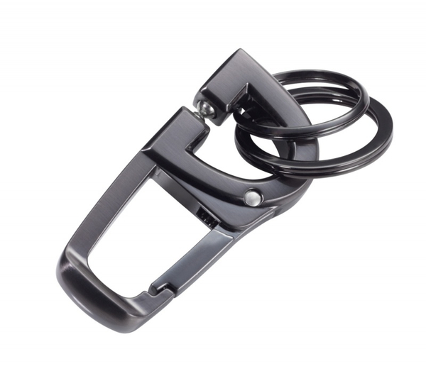 Brelok TROIKA D-Click, system click-lock, karabińczyk, metal