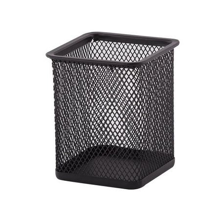 Kubek na długopisy kwadratowy siatka - P1206