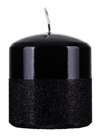 Świeca słupek DONAU HOME Onyx, 80x90mm, czarny
