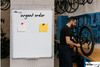 Magnetic whiteboard 80x50 / 50x80 cm in aluminum frame WA1
