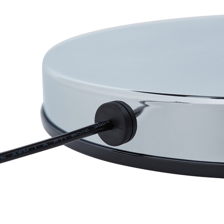 Globus TROIKA Terra Light, śr. 25cm, metalowa podstawa, czarno-srebrny