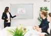 Magnetic whiteboard 120x90 / 90x120 cm in aluminum frame WA1