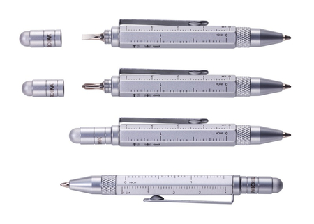 Długopis wielozadaniowy TROIKA Construction Liliput, czerwony