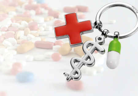 Brelok TROIKA Get Well, 3 charmsy, emaliowany metal