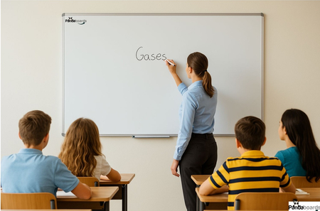 Tablica Magnetyczna Biała Suchościeralna 80x60 / 60x80 cm  w Ramie Aluminiowej WA1