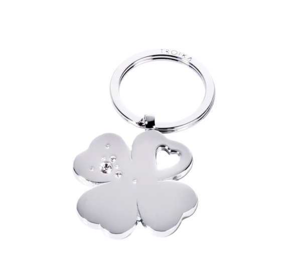 Brelok TROIKA Girls Best Friends Clover, koniczyna, metal