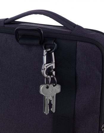 Brelok TROIKA D-Click, system click-lock, karabińczyk, metal