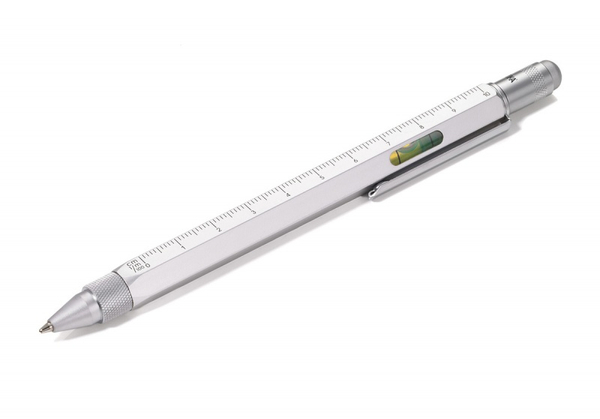 Długopis wielozadaniowy TROIKA Construction, srebrny